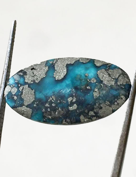 14.57 Ct Natural Irani Firoza (Iranian Turquoise) – Certified Original Gemstone | Gemshub